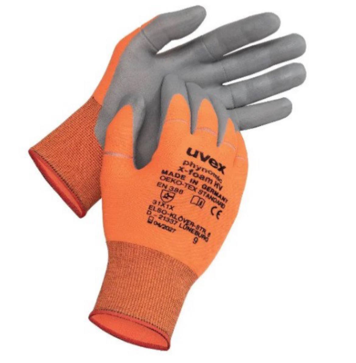 Захисні монтажні рукавички uvex phynomic X-FOAM HV